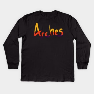 Arches National Park UT Kids Long Sleeve T-Shirt